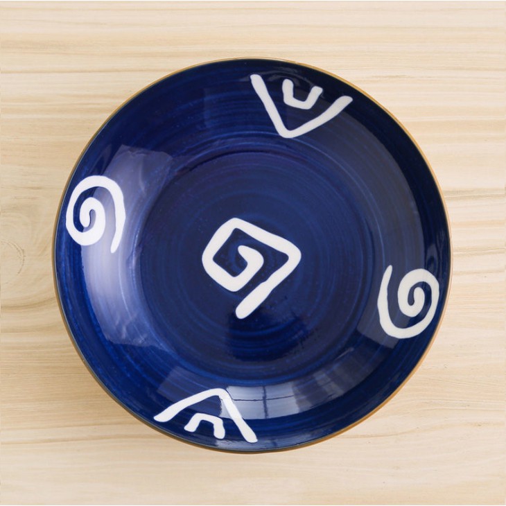 Piring Keramik Jepang / Piring Keramik / Piring Makan Keramik/ Bualt Modern 20cm-5