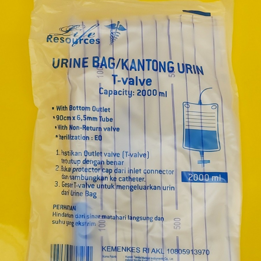 Urine Bag T-VALVE.  Urin Bag T VALVE.  Urine Beg.