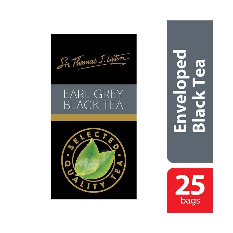 Teh Lipton Sir Thomas Lipton Enveloped Earl Grey 25 Pack