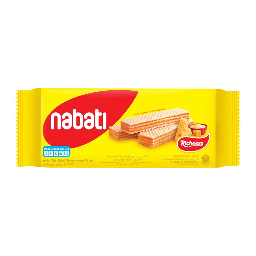 

WAFERS | RICHEESE NABATI WAFER KEJU / COKLAT 122G