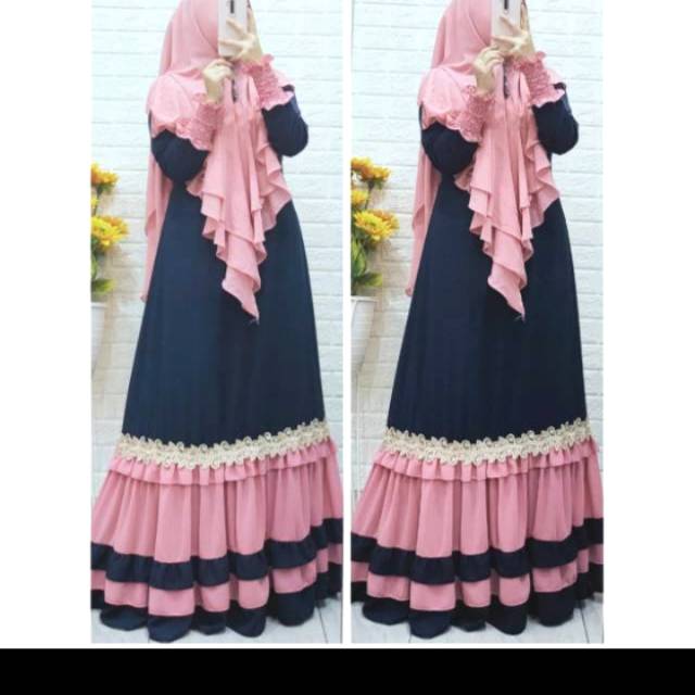 Gamis syari humairah nabil