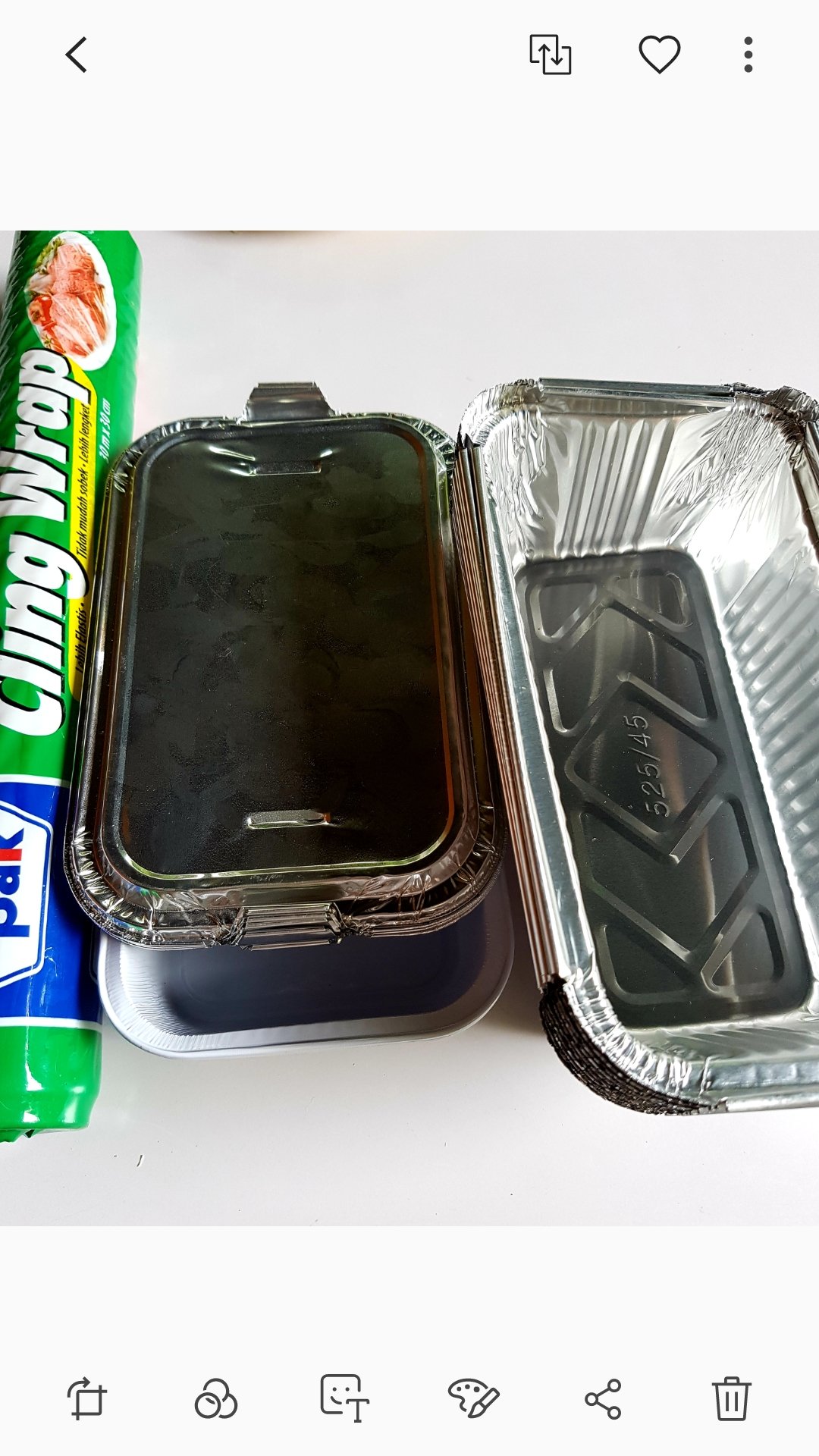 Wadah Aluminium Kotak Kingfoil Oiv 520