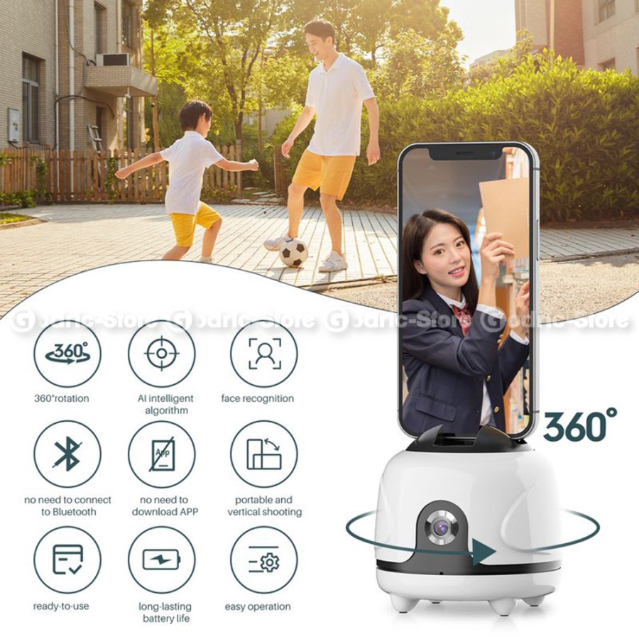 ULANZI CameraMan AI Auto Face Tracking Selfie Vlog Smartphone Gimbal
