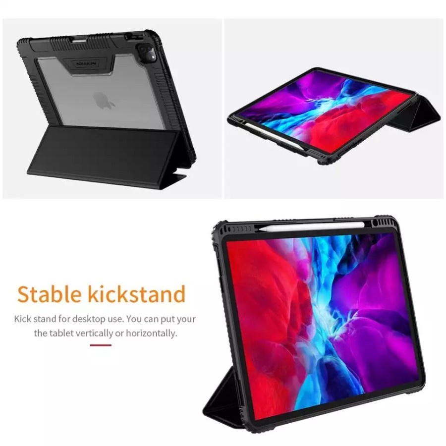 Case Nillkin Bumper iPad Pro 11 2020 Flip Cover Casing Pencil Slot