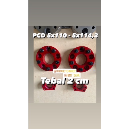 Adaptor velg mobil 5x110 - 5x114,3