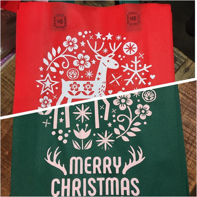 

(READY COD) tas natal 25x35 spunbond TERUJI