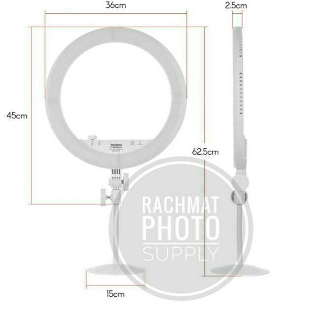 YONGNUO YN208 LED Ring Light Smartphone YN-208 Bicolor 3200-5500K