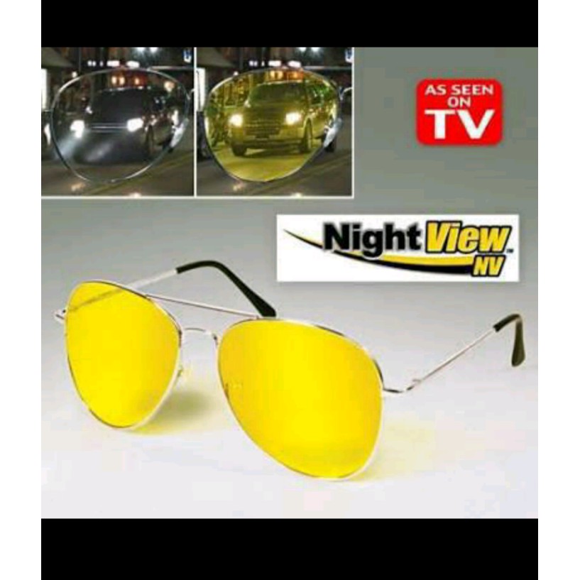 Kacamata night view anti glare HD ASK Vision 1pc