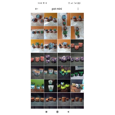 pot sukulen pot gerabah pot lukis pot mini