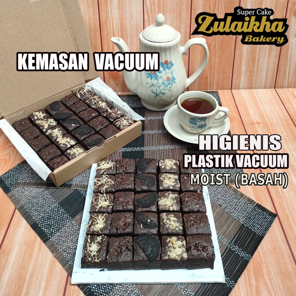 Brownies Fudgy Dark Chocolate/Brownies sekat