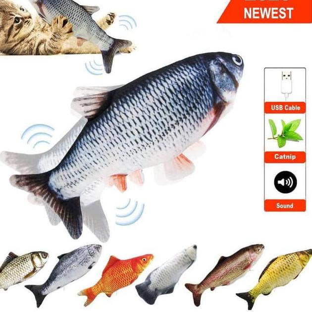 ♛ MAINAN IKAN GERAK / IKAN JOGET (DANCING FISH) CHARGER / Ikan penidur bayi mainan penidur bayi ✧