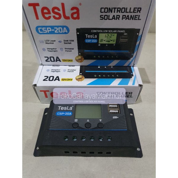 Alat Control Solar Panel Surya 20A / Controller Solar Panel CSP20A Tesla