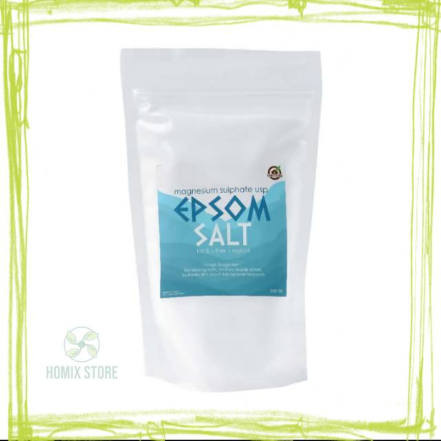 GARAM EPSOM ORIGINAL EPSOM SALT MGSO4 GARAM MANDI GARAM EPSOM KESEHATAN 350 gr