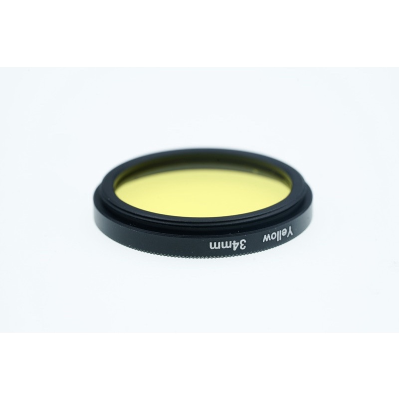 Yellow Color Lens Filter Kuning 34mm 34 mm Color Gel Filter - SKU 1.001.2085