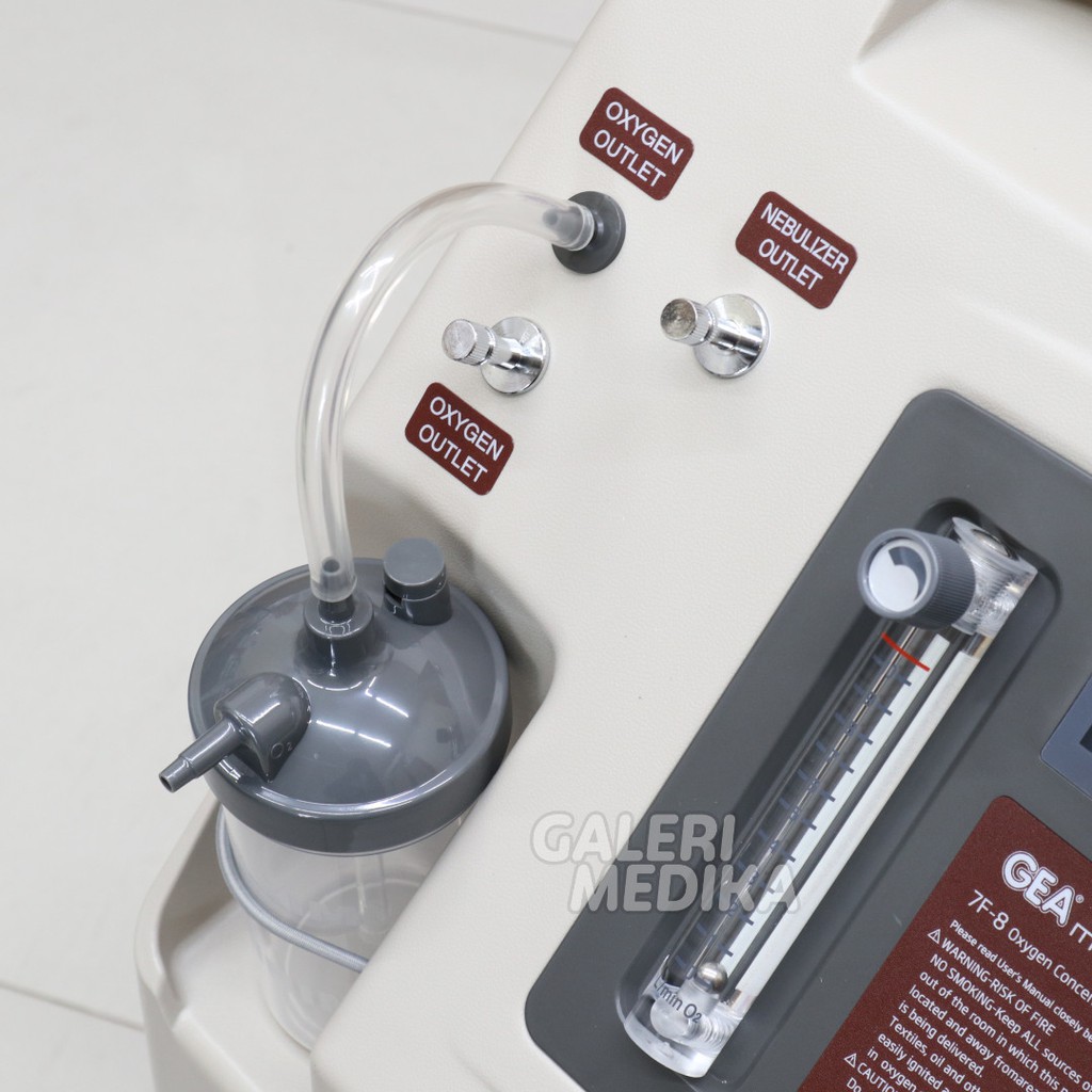 Oxygen Concentrator GEA 7F-8 LPM / Oksigen Konsentrator - Mesin Penghasil Oksigen  Medical Grade