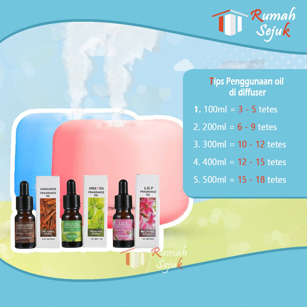 RS - Aromaterapi Pure 100% Murni &amp; Alami Air Fragrance Essensial Pengharum Pewangi Esensial Esential Oil Aromatheraphy Ruangan RS-15 10ml Defuser Humidifer Minyak Humadifier Humudifier Humdifier Difusser Essential TSLM1 TSLM2 RH-17 Kamar Taffware