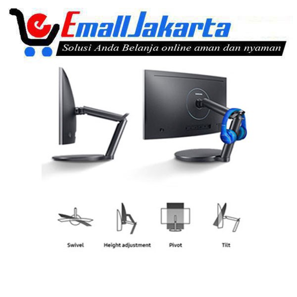 Samsung Monitor LED 27&quot; Inch Gaming Curved LC27FG70FQEXXD C27FG70 C27FG70FQE Layar Cekung CFG70