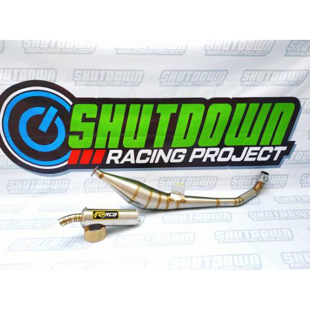 Knalpot Racing RCB F1ZR - FORCE 1 Stainless Promo