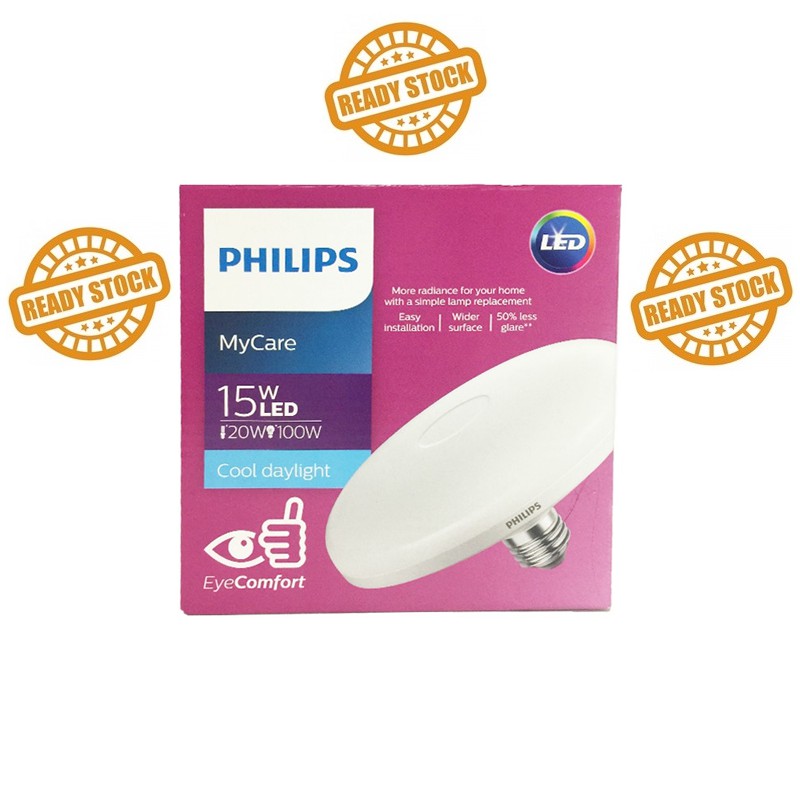 Lampu Philips LED UFO 15 Watt Putih - Ceiling Lamp Plafon 15W W 15Watt - Murah Original Bergaransi