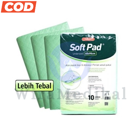 Underpad SoftPad Onemed 60x90 cm Pak Isi 10pcs