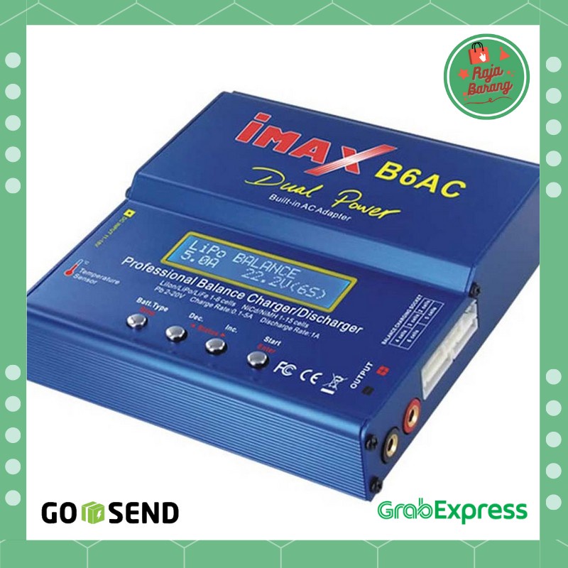 IMAX B6AC Charger Baterai LiPo dengan AC Adapter Integrated