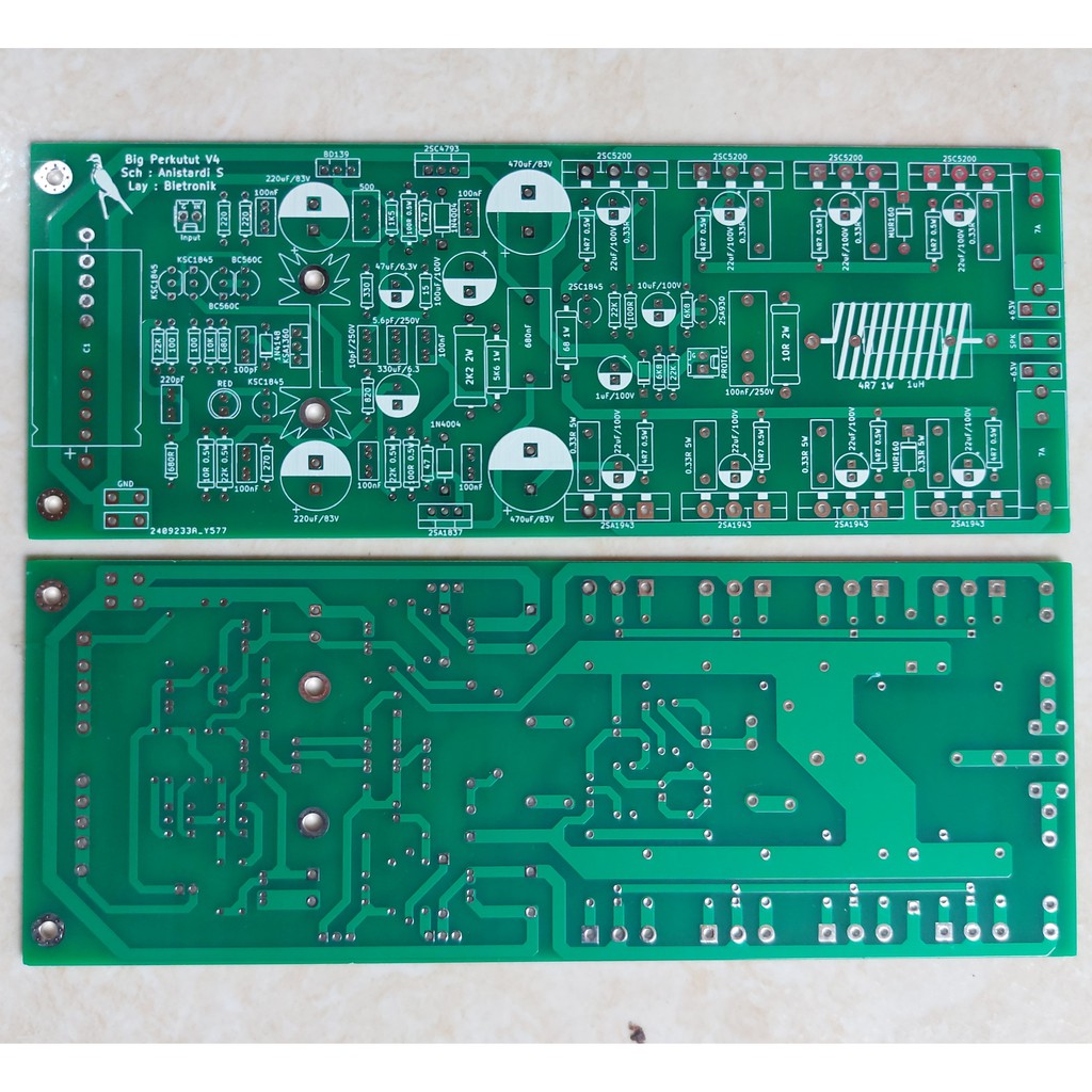 PCB Big Perkutut Amp Dauble layer