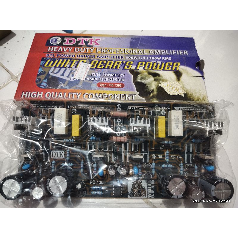 Driver power Amplifier BTL by DTK 600 1300W  glerrrr