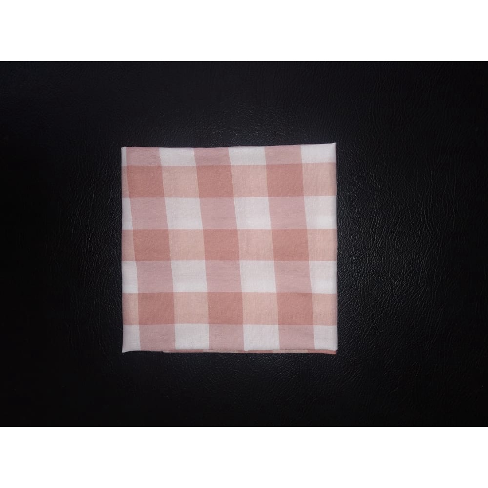 Kain Kotak-kotak Gingham CATUR / 3 cm Lebar 150 cm/1,5 Meter HARGA 1 ROLL  Bahan Katun Polyester Kain Estetik Gaya Korea