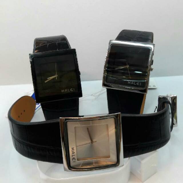Jam tangan Halei Kulit Unisex  HOT SELLER LTC