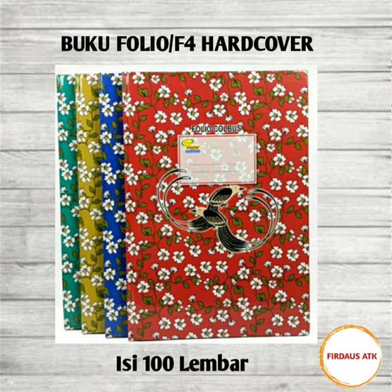 

Buku/Book Folio/F4 100 VISION Hard Cover/Cover Keras