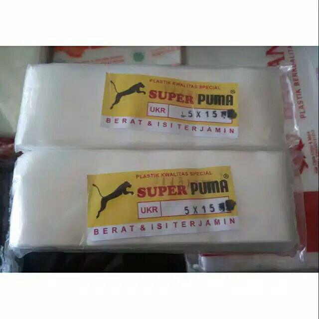 Plastik Pe/ Plastik Sambal/ Plastik Es Mambo Cap Puma Ukuran 5x15 Cm