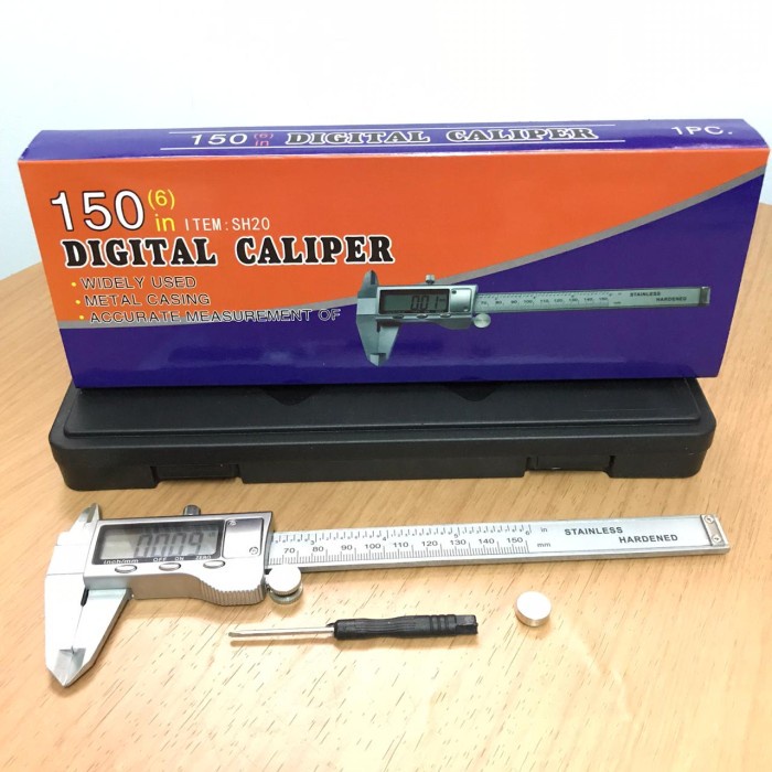 

Vernier Caliper Sketmat Jangka Sorong Digital Sigmat Stainless 150 Mm