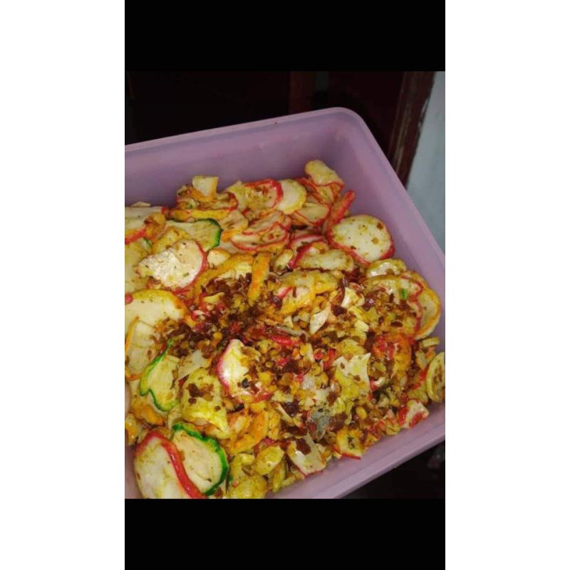 

kerupuk seblak kering