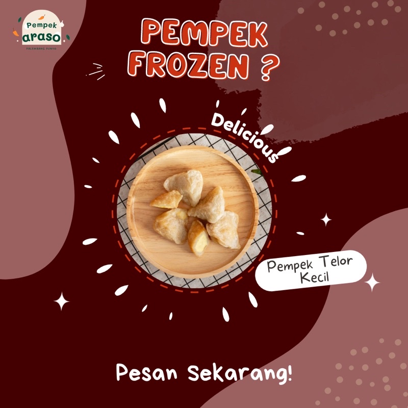 

Pempek murah enak 35 pcs Pempek Telur kecil Frozen + Cuko 250ml