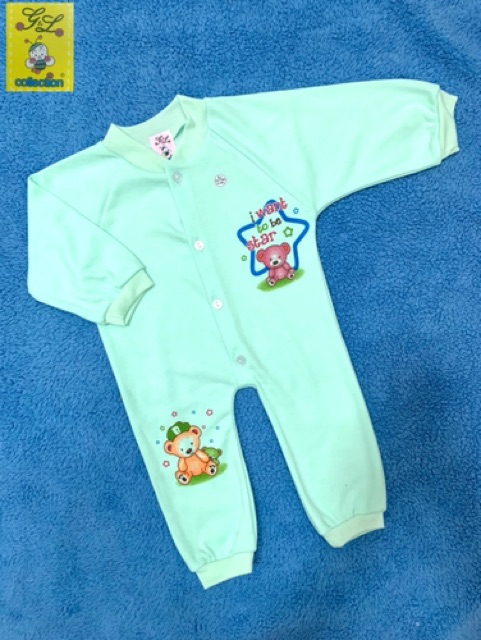 JUMPER PANJANG WARNA BUKA KAKI BAYI NEWBORN 0-3 BULAN