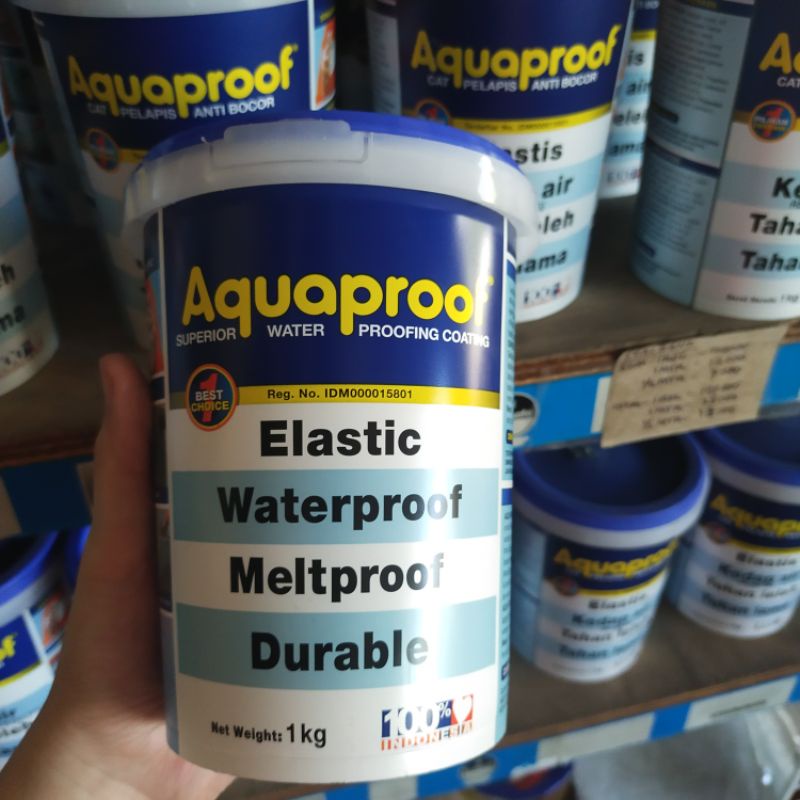 Aquaproof Putih , cat genteng , cat anti air, cat bocor