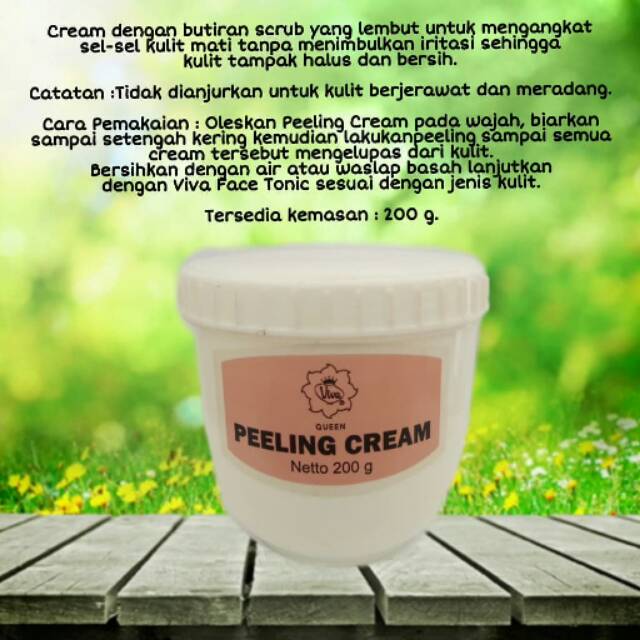 Jual VIVA PEELING CREAM (200gr) SCRUB WAJAH VIVA COSMETIC Indonesia