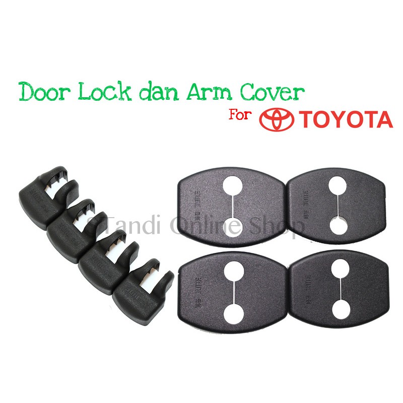 Car Door Lock &amp; Arm Cover Toyota Komplit