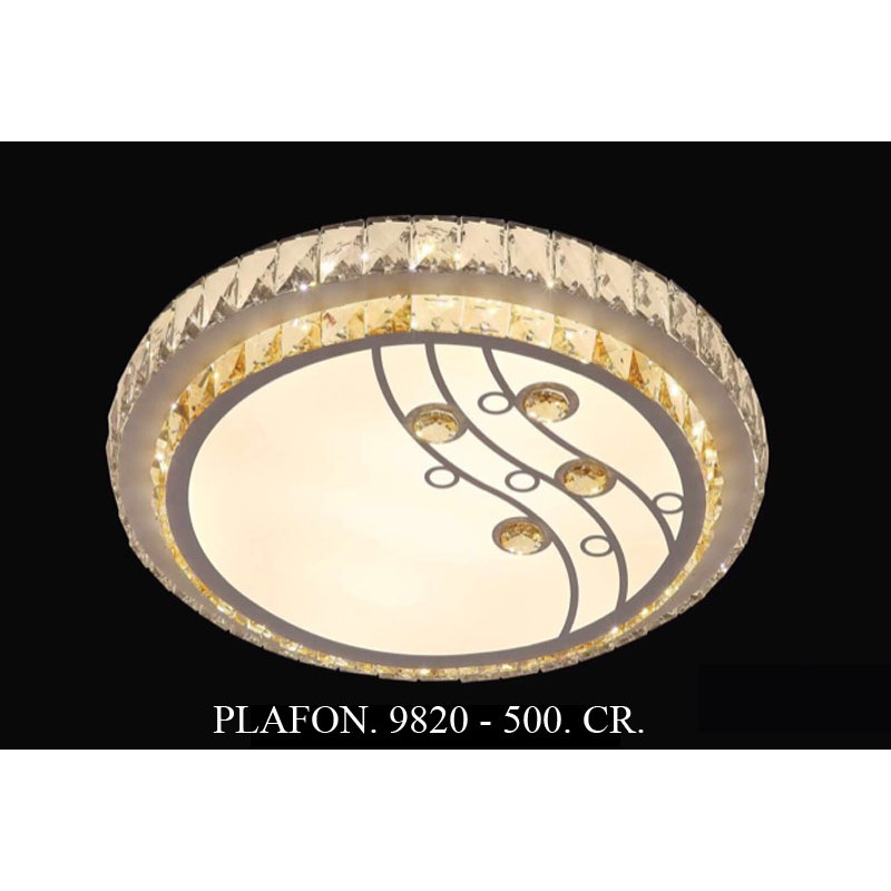 Lampu plafon led kristal / lampu hias / lampu kristal 9820-500