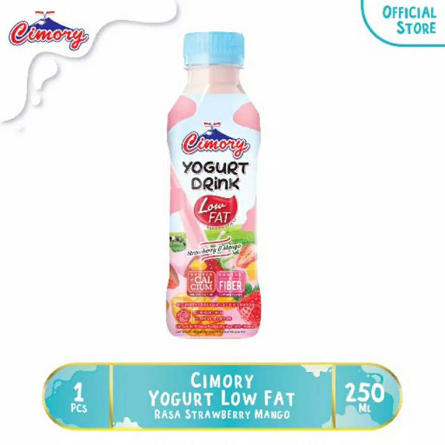 

Cimory yogurt lowfat 250ml rasa strawberrymanggo