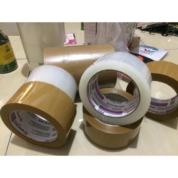 

Lakban 48 mm Cokelat/Bening/Hitam