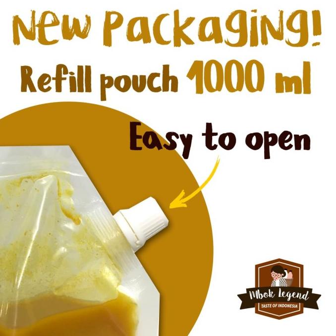 

Jamu Beras Kencur/Kunyit Asam/Wedang jahe/Kunyit Tawar 1000 ML Pouch