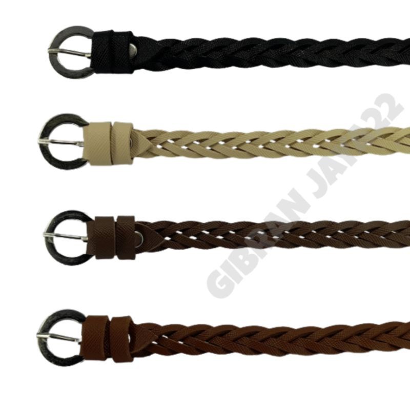 Gesper Ikat Pinggang Wanita Model Kepang TEBAL Termurah