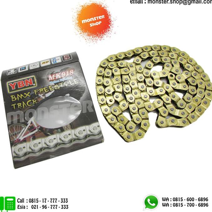 Chain Ybn Bmx Prestyle Track Gold