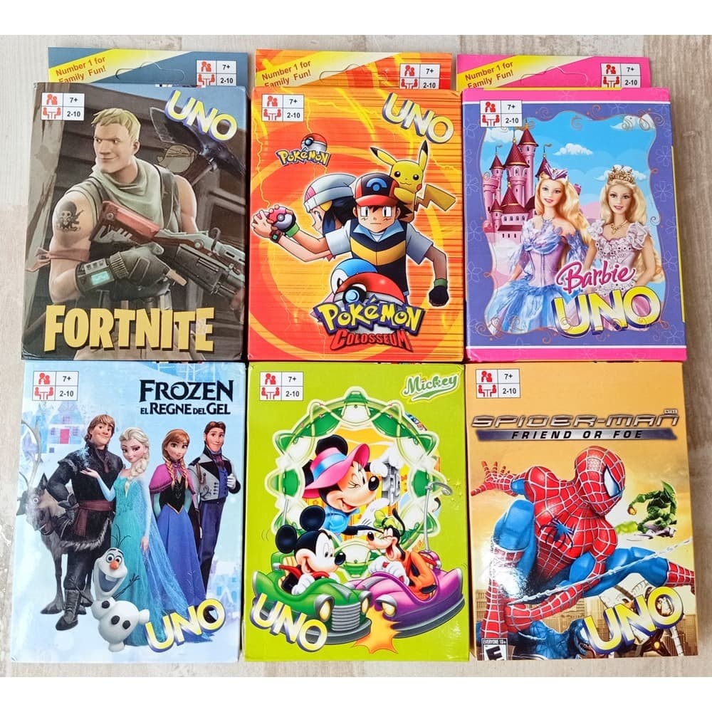Hot Promo Mainan Kartu Uno Karakter Baru