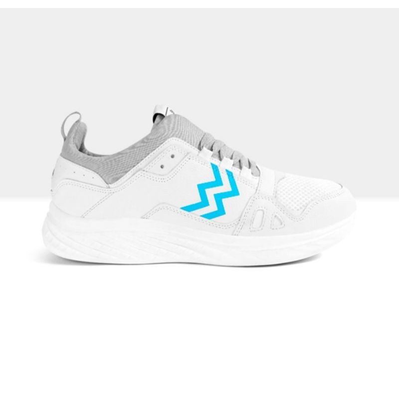 Geoff Max Athletica - AT 555 white blue | Sepatu Running | Sepatu Pria
