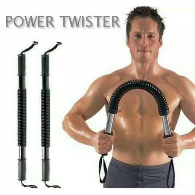 Alat fitnes alat gym power twister untuk dada bidang
