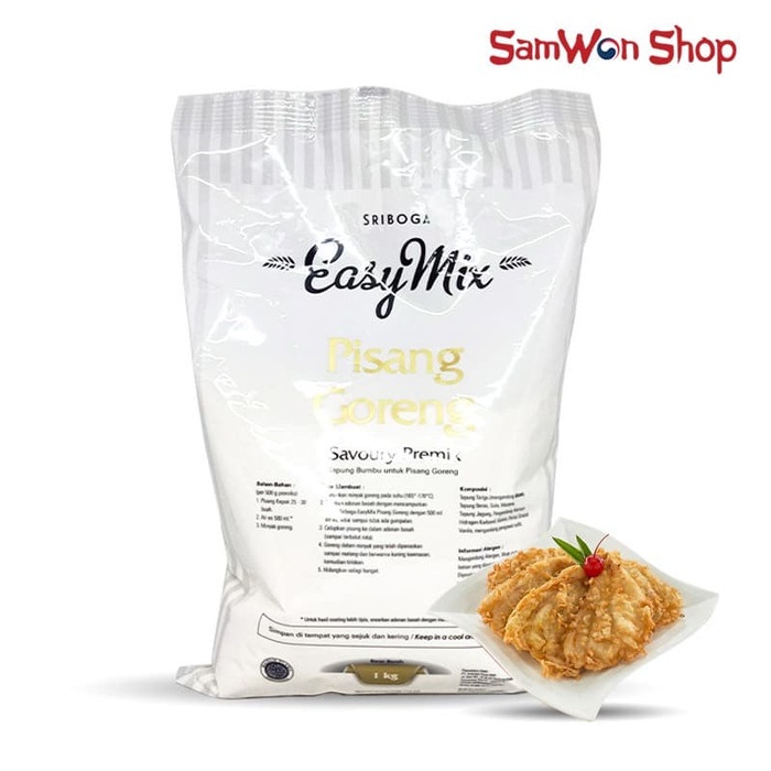 

NEW SRIBOGA EASYMIX PISANG GORENG 1 KG - TEPUNG PISANG CRISPY