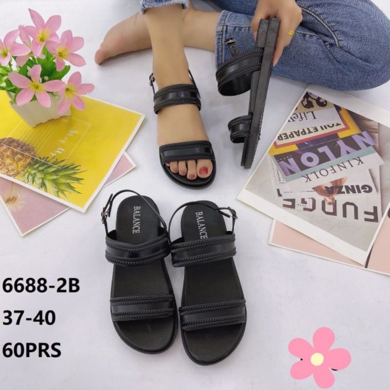 Sandal Jelly Gunung Balance 6688 Sandal Gunung Ban Dua Tali Gesper Belakang Terbaru