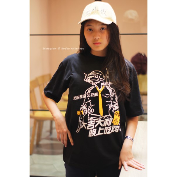 Kaos Gamers PUBG Japan Players Unknown Battlegrounds Black